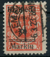 MEMEL 1923 Nr 131 Gestempelt Gepr. X478922 - Memel (Klaipeda) 1923