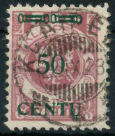 MEMEL 1923 Nr 173AI Zentrisch Gestempelt Gepr. X478AC2 - Memelgebiet 1923