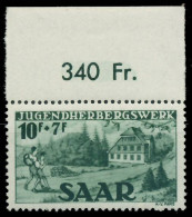 SAARLAND 1949 Nr 263I Postfrisch ORA X478BFE - Nuovi