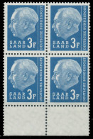 SAAR OPD 1957 Nr 410 Postfrisch VIERERBLOCK URA X478D0E - Unused Stamps