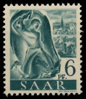 SAARLAND 1947 Nr 208Z Postfrisch S01F976 - Ungebraucht