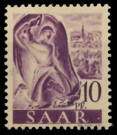 SAARLAND 1947 Nr 210Z Postfrisch S01F98E - Nuevos