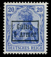 BES. 1WK D-MV RUMÄNIEN 9. ARMEE Nr 3I Postfrisch ATTEST X49A922 - Ocupación 1914 – 18