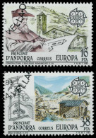 ANDORRA SPANISCHE POST 1980-1989 Nr 165-166 Gestempelt X5B56C6 - Gebraucht