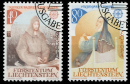 LIECHTENSTEIN 1983 Nr 816-817 Gestempelt X5B90C2 - Used Stamps