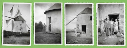 Luso - Buçaco - 4 REAL PHOTOS - Moinho De Vento - Molen - Windmill - Moulin - Portugal - Molinos De Viento