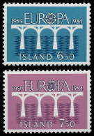 ISLAND 1984 Nr 614-615 Postfrisch X5B9552 - Ungebraucht