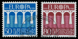 LIECHTENSTEIN 1984 Nr 837-838 Gestempelt X5B959E - Used Stamps