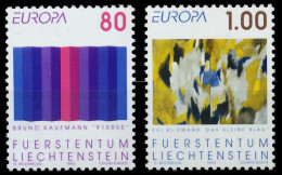 LIECHTENSTEIN 1993 Nr 1054-1055 Postfrisch S20AC56 - Neufs