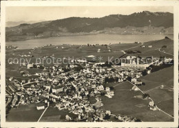 11646954 Einsiedeln SZ Mit Dem Neuen Sihlsee Fliegeraufnahme Einsiedeln SZ - Sonstige & Ohne Zuordnung