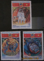 RUSSIA ~ 1980 ~ S.G. NUMBERS 5019 - 5021, ~ SPACE FLIGHT. ~ MNH #03609 - Nuovi