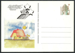 Germany 1990, Sindelfingen Christmas Market, Mint Stationery Card - Otros & Sin Clasificación