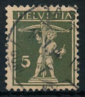 SCHWEIZ 1924 Nr 201z Zentrisch Gestempelt X6C2BE2 - Used Stamps