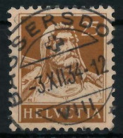 SCHWEIZ 1924 Nr 207z Zentrisch Gestempelt X6C2BFE - Used Stamps