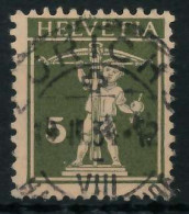 SCHWEIZ 1924 Nr 201z Zentrisch Gestempelt X6C2BEA - Usati