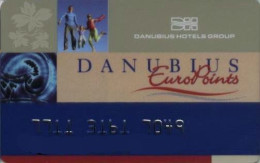 UNGHERIA   KEY HOTEL  Danubius Europoints - Loyalty Card - Cartas De Hotels