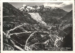 11646771 Grimsel Pass Furkastrasse Gegen Gletsch Rhonegletscher Galenstock Grims - Sonstige & Ohne Zuordnung