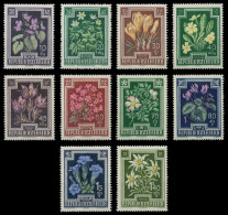 ÖSTERREICH 1948 Nr 868-877 Postfrisch X707816 - Unused Stamps