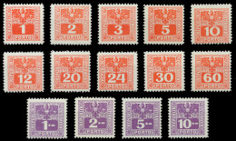 ÖSTERREICH PORTOMARKEN 1945 Nr 175-188 Postfrisch X707A26 - Strafport