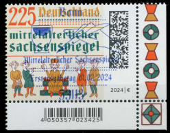 BRD BUND 2024 Nr 3815 ESST Zentrisch Gestempelt ECKE-URE X73121A - Used Stamps