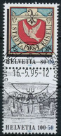 SCHWEIZ 1995 Nr B27Zd4 Zentrisch Gestempelt SENKR PAAR X731276 - Used Stamps