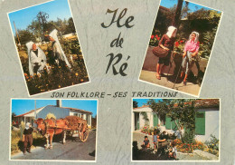 17 île De Ré Divers Vues SOUVENIR Folklore Et Traditions (Scan R/V) N° 34 \MS9018 - Ile De Ré