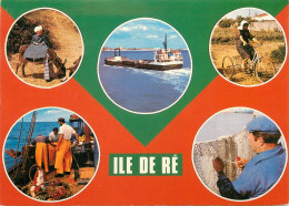 17 île De Ré Divers Vues La Flotte St Martin St Clément Et Bac (Scan R/V) N° 32 \MS9018 - Ile De Ré