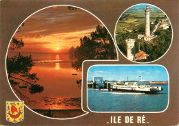 17 île De Ré Multivue Bac Et Phare (Scan R/V) N° 22 \MS9018 - Ile De Ré