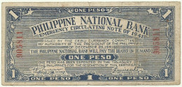 PHILIPPINES - 1 Peso - 1941 - Pick S 215 - Philippine National Bank CEBU - Filipinas