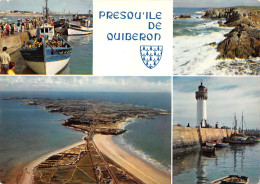 56 QUIBERON Multivue De La Presqu'île Blason (Scan R/V) N° 37 \MS9028 - Quiberon