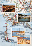56 QUIBERON La Presqu'ile Multivue Carte Map Plan (Scan R/V) N° 44 \MS9026 - Quiberon