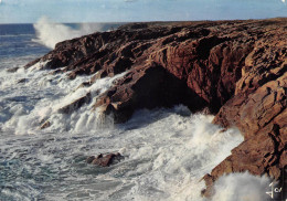 56 QUIBERON Pointe Du PERCHO Par Gros Temps (Scan R/V) N° 30 \MS9026 - Quiberon