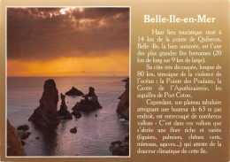 56 BELLE-ÎLE-EN-MER Les Aiguilles De Port COTON Au Couchant (Scan R/V) N° 27 \MS9024 - Belle Ile En Mer