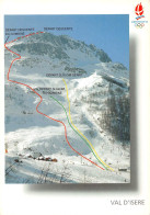 73 VAL D'ISERE Pistes Olympiques Des Combiné Desente Et Slalom JO 1992 Alberville (Scan R/V) N° 17 \MS9039 - Val D'Isere