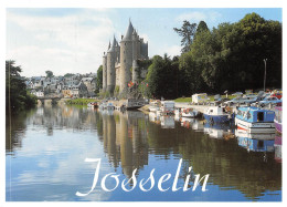 56 JOSSELIN Péniches Sur Les Rives De L'OUST (Scan R/V) N° 20 \MS9033 - Josselin