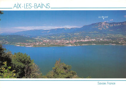 73 AIX-LES-BAINS Le Lac Du Bourget Vue Générale (Scan R/V) N° 19 \MS9049 - Aix Les Bains