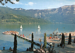 73 Saint-Alban-de-Montbel Lac D'Aiguebelette La Plage De L'hotel Privée (Scan R/V) N° 43 \MS9045 - Chambery