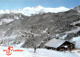 73 Méribel-Mottaret Les Allues Vue Générale D'ensemble Depuis La Tougnette (Scan R/V) N° 48 \MS9040 - Brides Les Bains