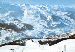 73 Méribel-Mottaret Les Allues Vue Générale Depuis Les Pistes De BURGIN (Scan R/V) N° 43 \MS9040 - Brides Les Bains