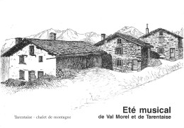 73 VALMOREL Ete Musical De Val Morel Dessin De J.M. Ferley Chalet De Montagne (Scan R/V) N° 14 \MS9040 - Valmorel