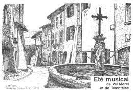 73 VALMOREL Ete Musical De Val Morel Dessin De J.M. Ferley Conflans La Fontaine (Scan R/V) N° 15 \MS9040 - Valmorel