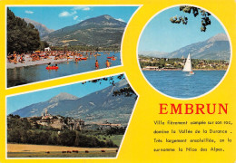 05 EMBRUN Multivue Plan D'eau De Serre-Ponçon Et Ville (Scan R/V) N° 32 \MS9058 - Embrun