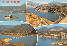 05 Serre-Ponçon Le Lac Multivue Souvenir (Scan R/V) N° 6 \MS9054 - Embrun