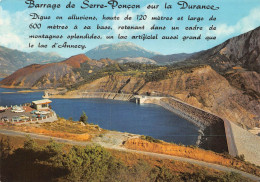 05 Serre-Ponçon Le Lac Et Le Barrage Sur La Durance Digue En Alluvions Vu Du Belvédère (Scan R/V) N° 32 \MS9053 - Embrun