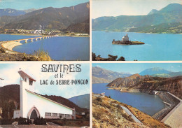 05 Serre-Ponçon Le Lac Et Le Barrage Sur La Durance Multivue (Scan R/V) N° 30 \MS9053 - Embrun