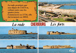 50 CHERBOURG La Rade Et Les Forts (Scan R/V) N° 8 \MS9052 - Cherbourg