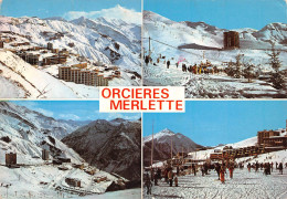 05 ORCIERES-MERLETTE Multivue Pistes Chalets Et Champs De Neige (Scan R/V) N° 30 \MS9061 - Orcieres