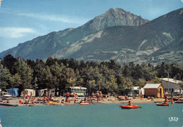 05 EMBRUN Le Plan D'eau De Serre-Ponçon Plage Et Camping (Scan R/V) N° 9 \MS9058 - Embrun