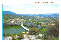 84 Saint-Saturnin-Lès-Apt Vue Générale (Scan R/V) N° 43 \MS9076 - Gordes