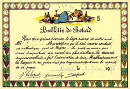 Bulletin De Retard Pour Alcoolique (Scan R/V) N° 49 \MS9075 - Humour
